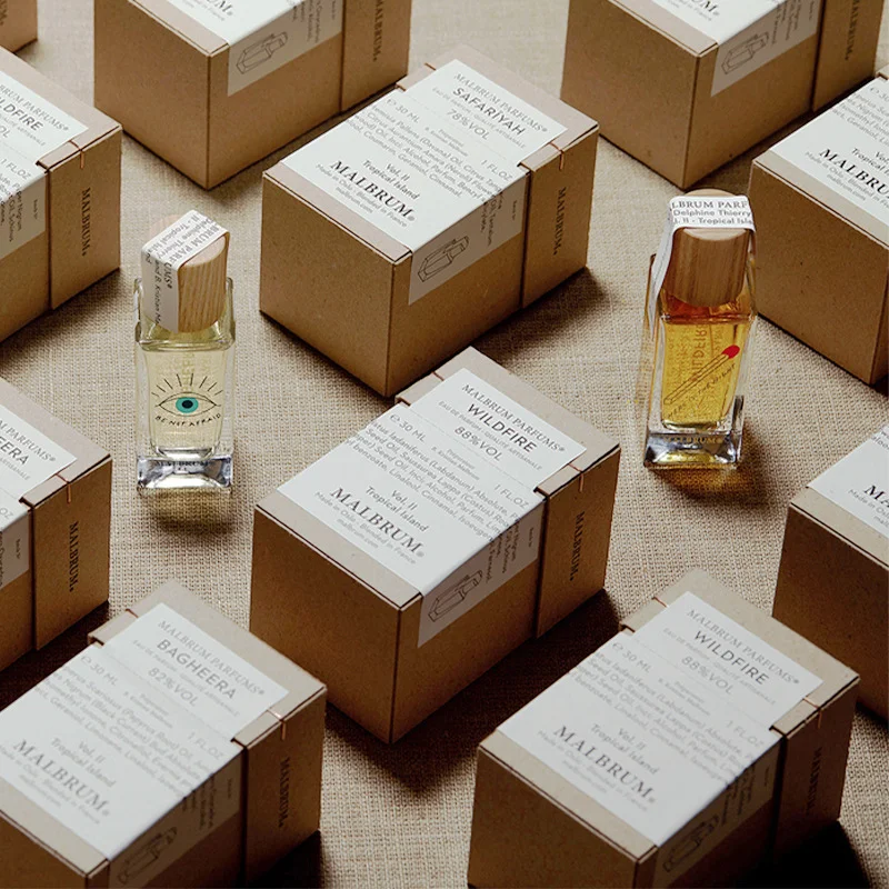 Kraft Packaging Box Cosmetic Skincare by PacksFactory
