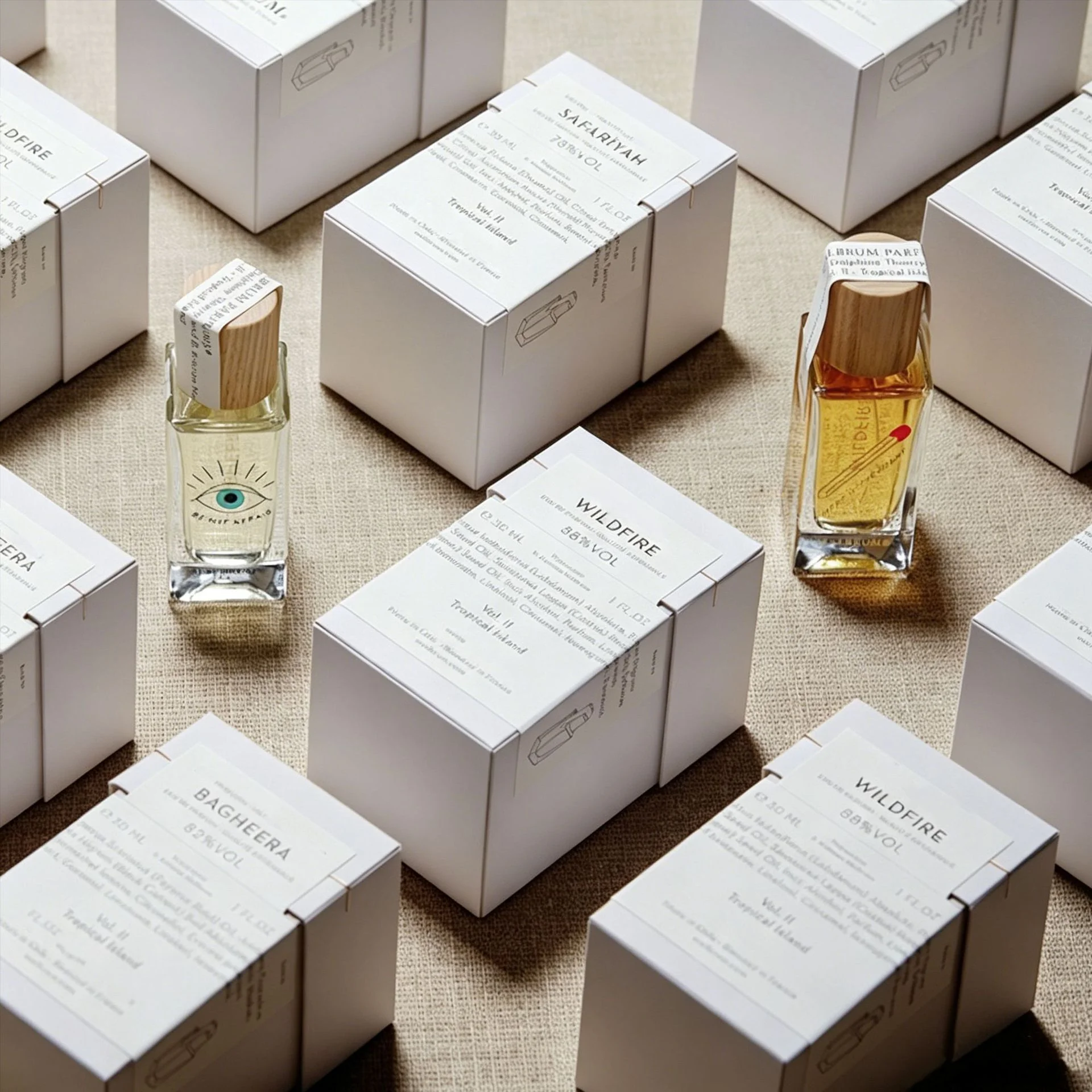 Kraft Packaging Box Cosmetic Skincare by PacksFactory