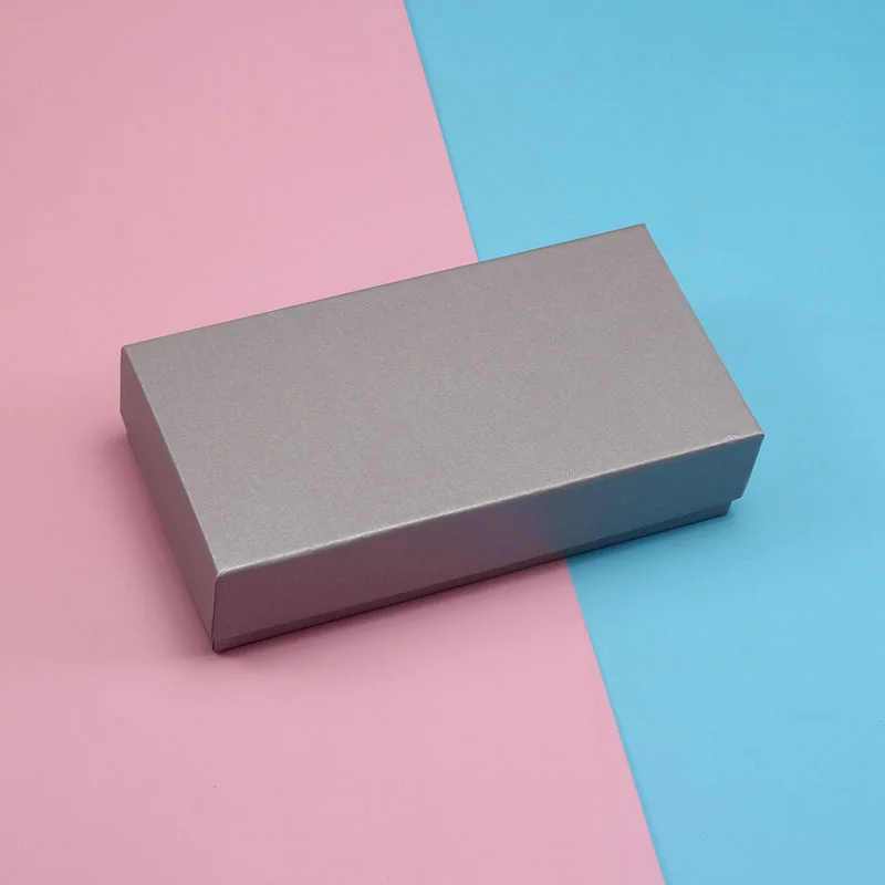 Silver Lid And Base Packaging Box Gift by PacksFactory