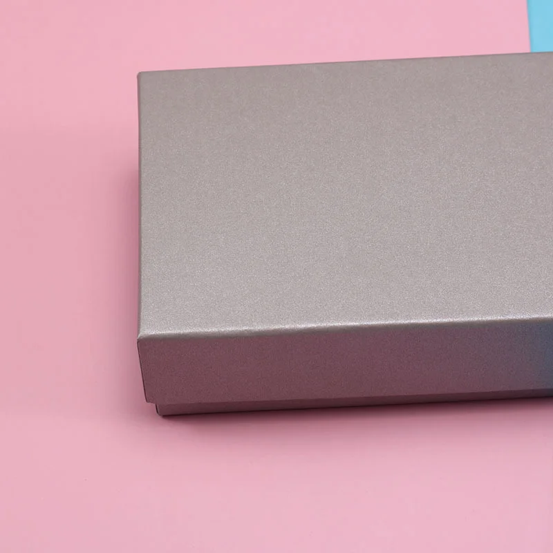 Silver Lid And Base Packaging Box Gift by PacksFactory