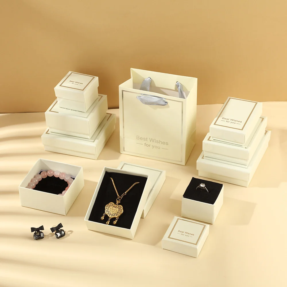 White Handle Packaging Box Gift Box Jewelry by PacksFactory