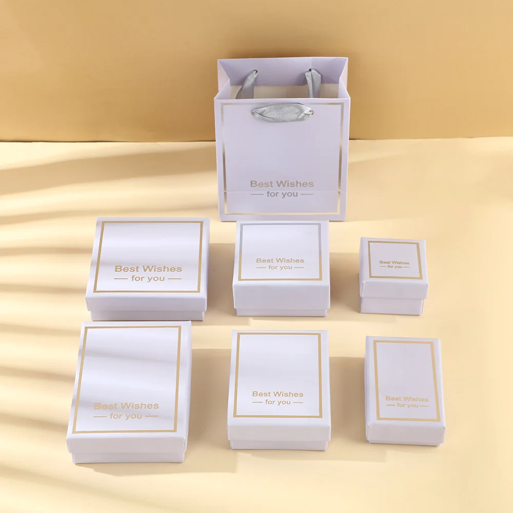 White Handle Packaging Box Gift Box Jewelry by PacksFactory