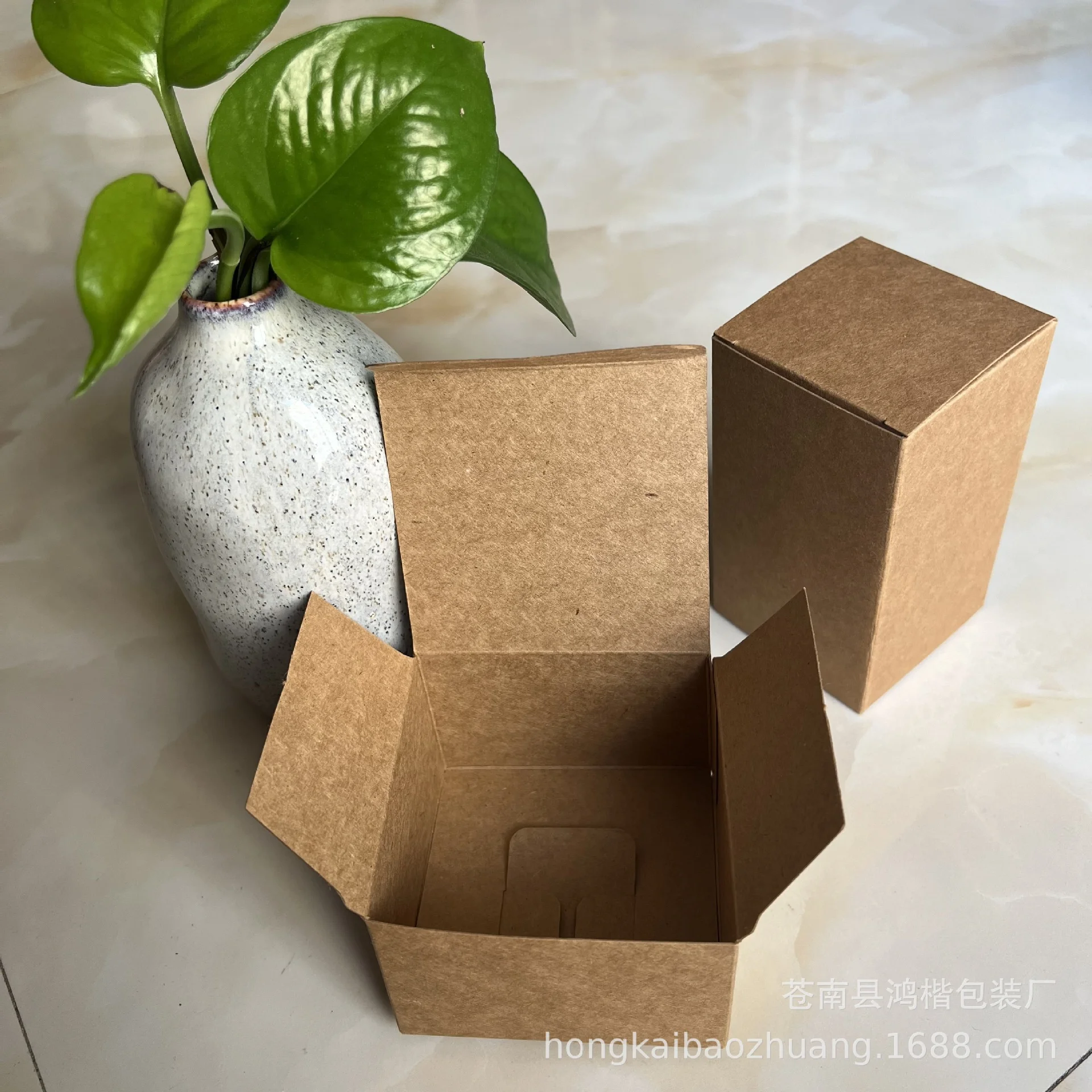 Kraft Packaging Box Tea Herbal Tea by PacksFactory