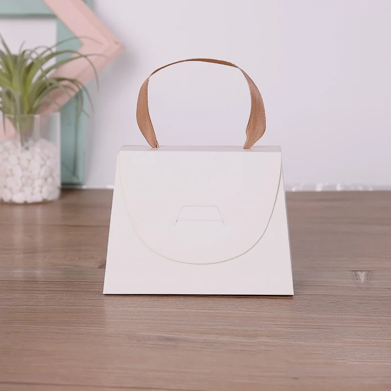 Kraft White Handle Packaging Box by PacksFactory