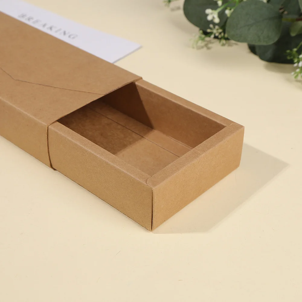 Kraft Drawer Packaging Box Gift by PacksFactory