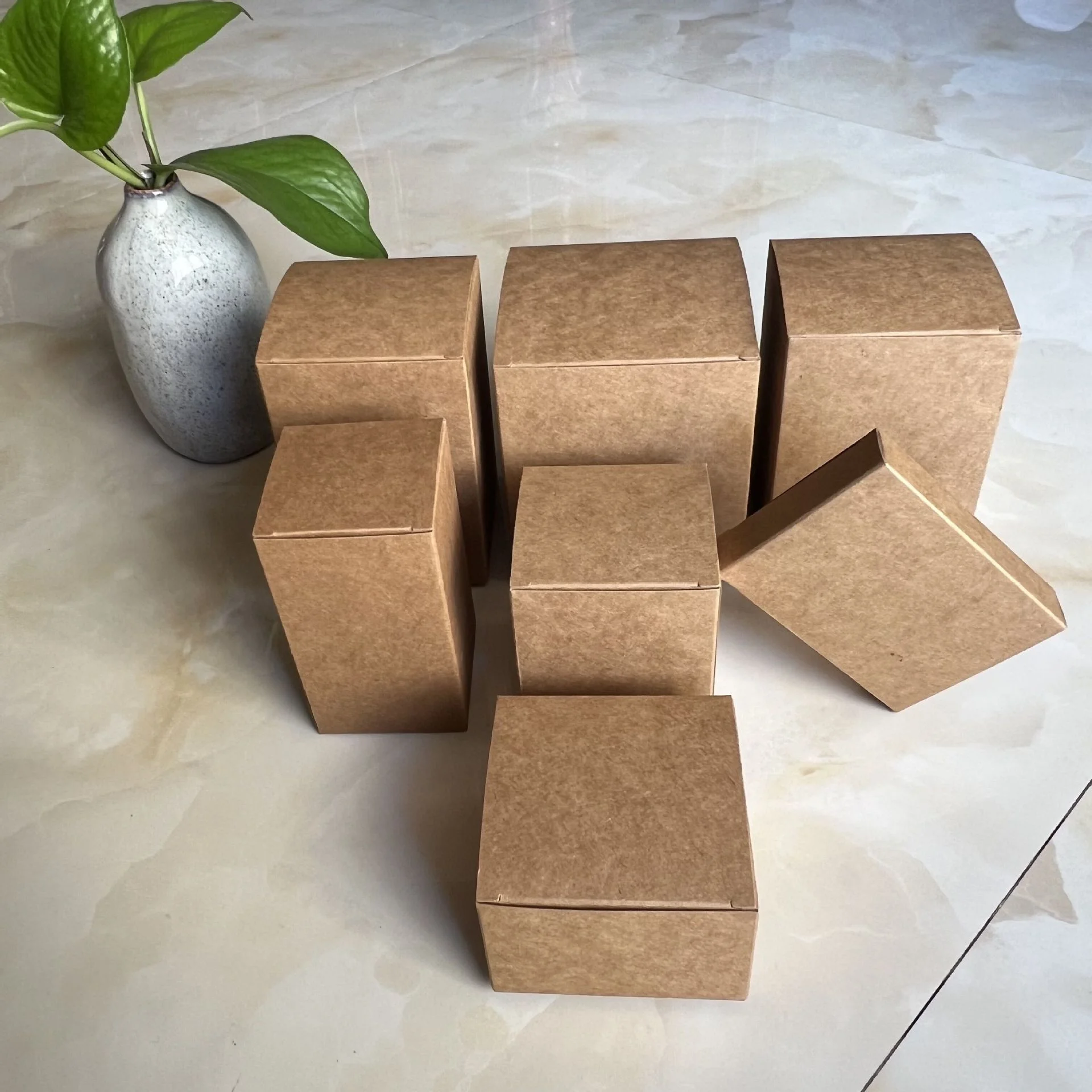 Kraft Packaging Box Tea Herbal Tea by PacksFactory