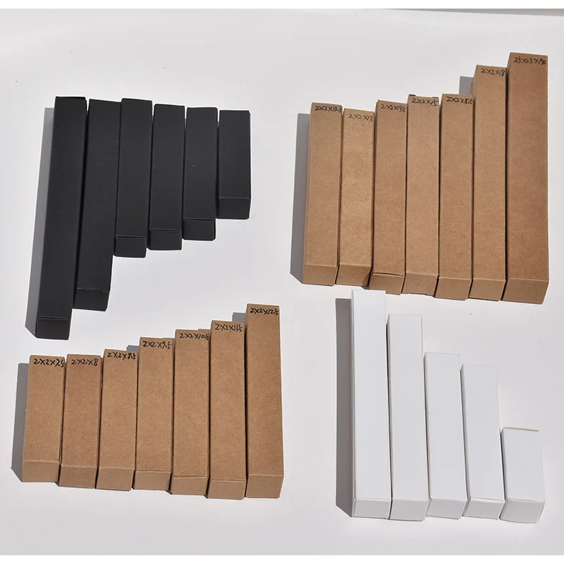Kraft White Cardboard Packaging Box Cosmetic by PacksFactory