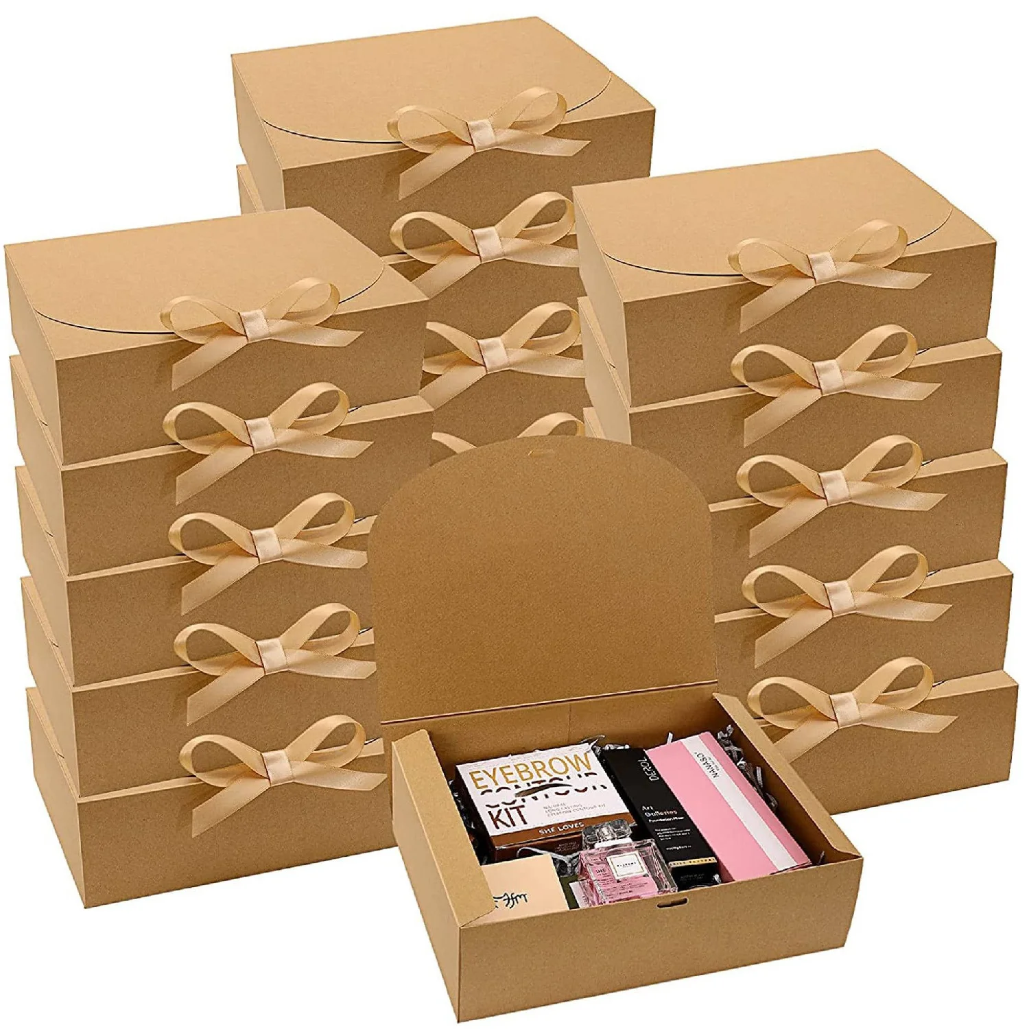 Kraft White Packaging Box Gift Box by PacksFactory