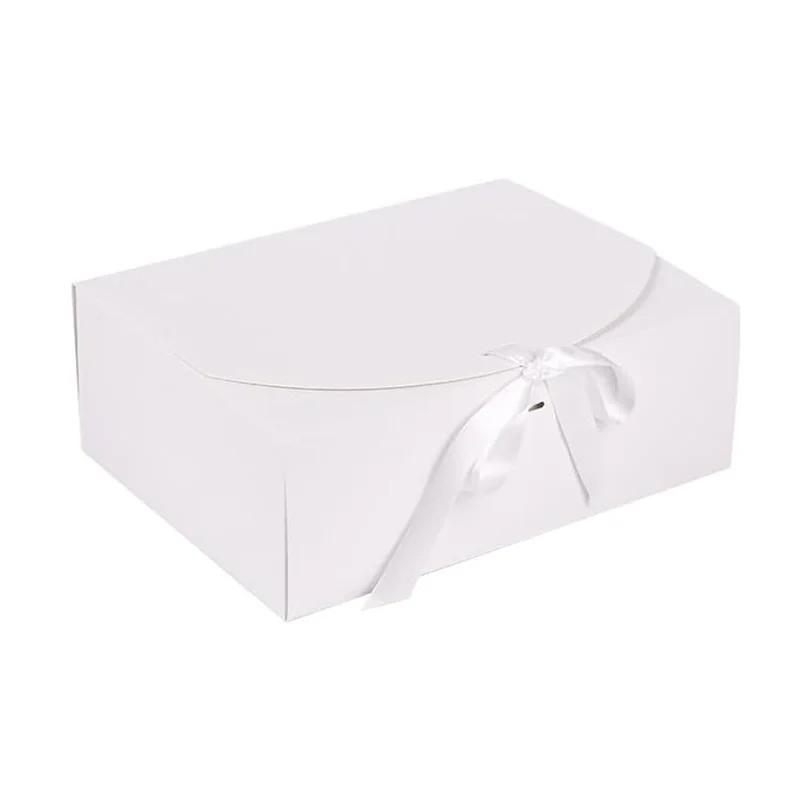 Kraft White Packaging Box Gift Box by PacksFactory