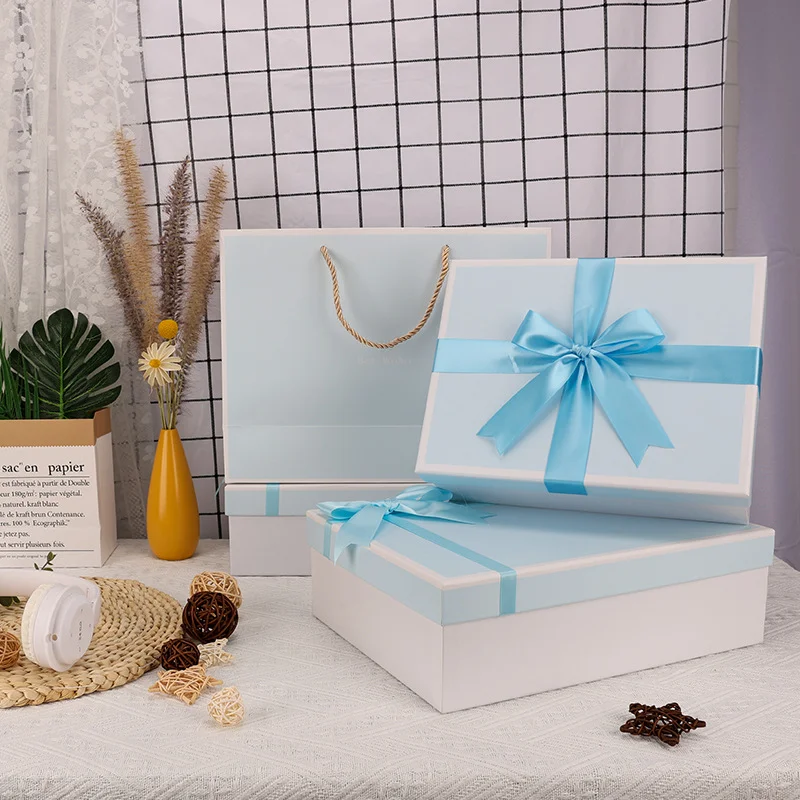 Blue Lid And Base Packaging Box Gift Box by PacksFactory
