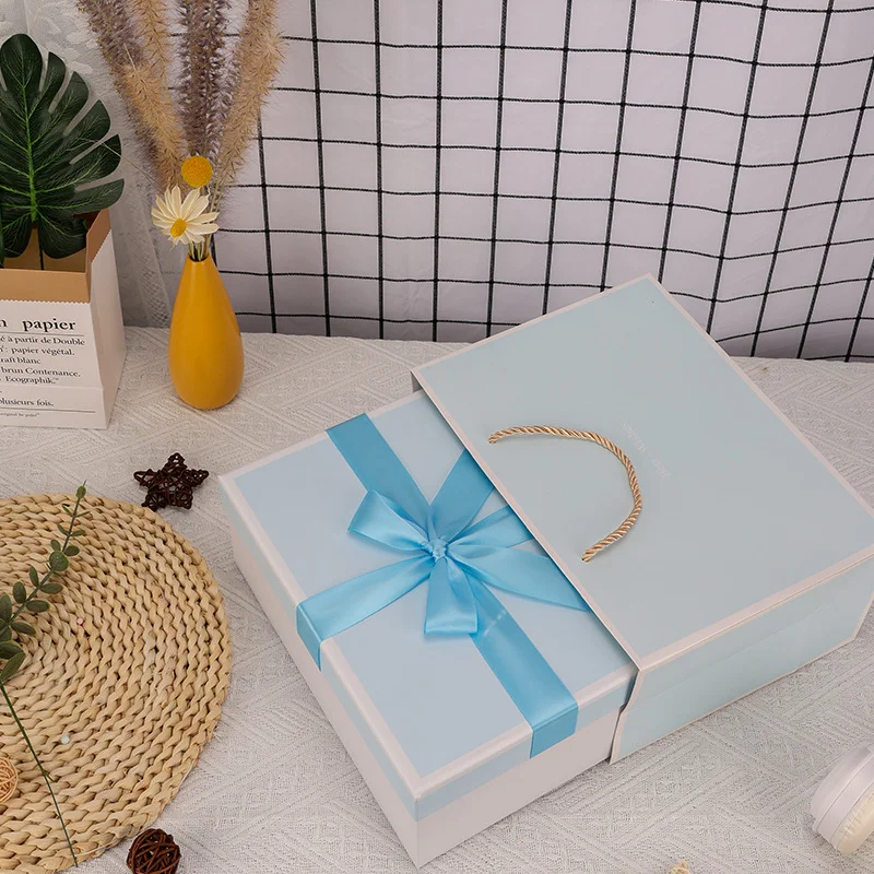 Blue Lid And Base Packaging Box Gift Box by PacksFactory