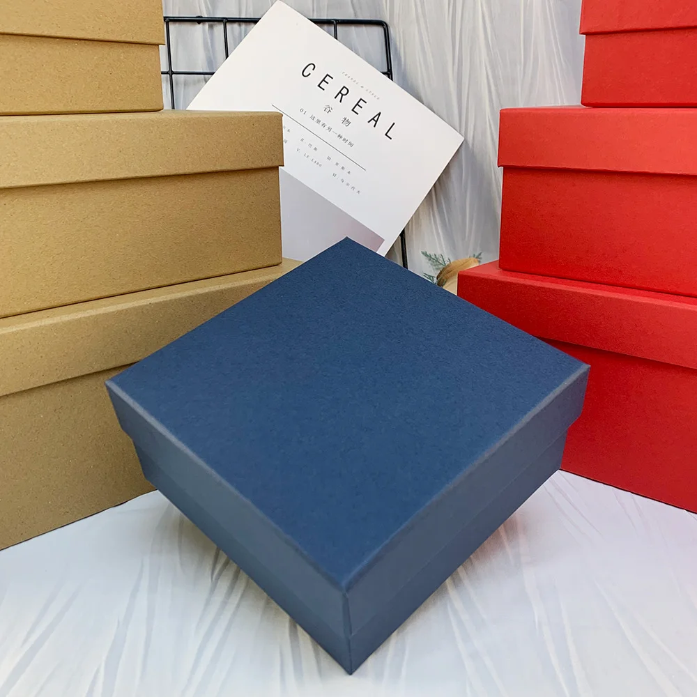 Kraft Black White Blue Red by PacksFactory