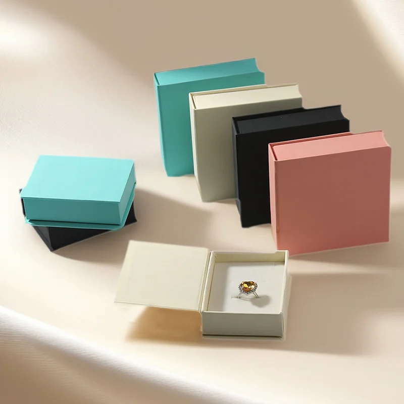 Magnetic Closure Packaging Box Gift Jewelry Ring by PacksFactory