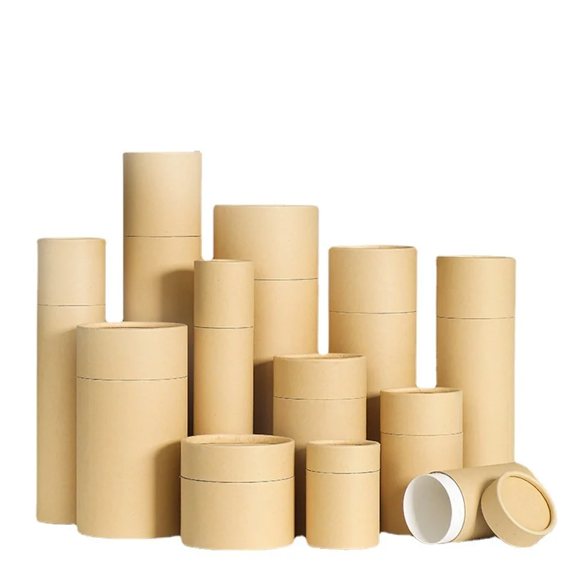Kraft Paper Tube Canister Packaging Box Gift by PacksFactory