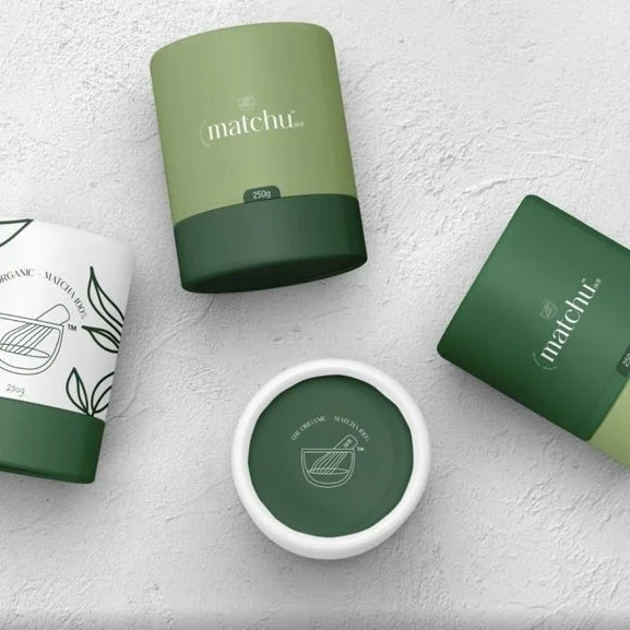 Kraft Paper Tube Canister Packaging Box Tea by PacksFactory
