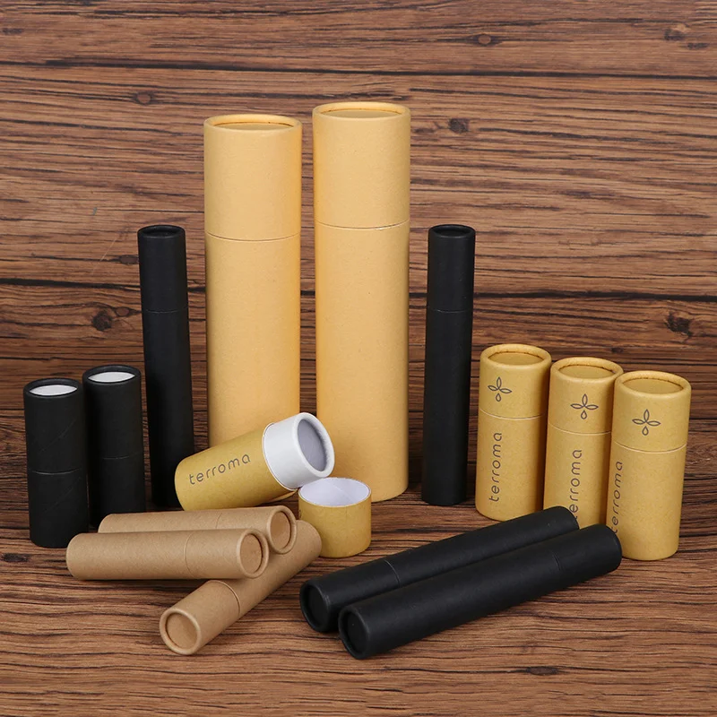 Kraft Paper Tube Canister Packaging Box Waterproof by PacksFactory