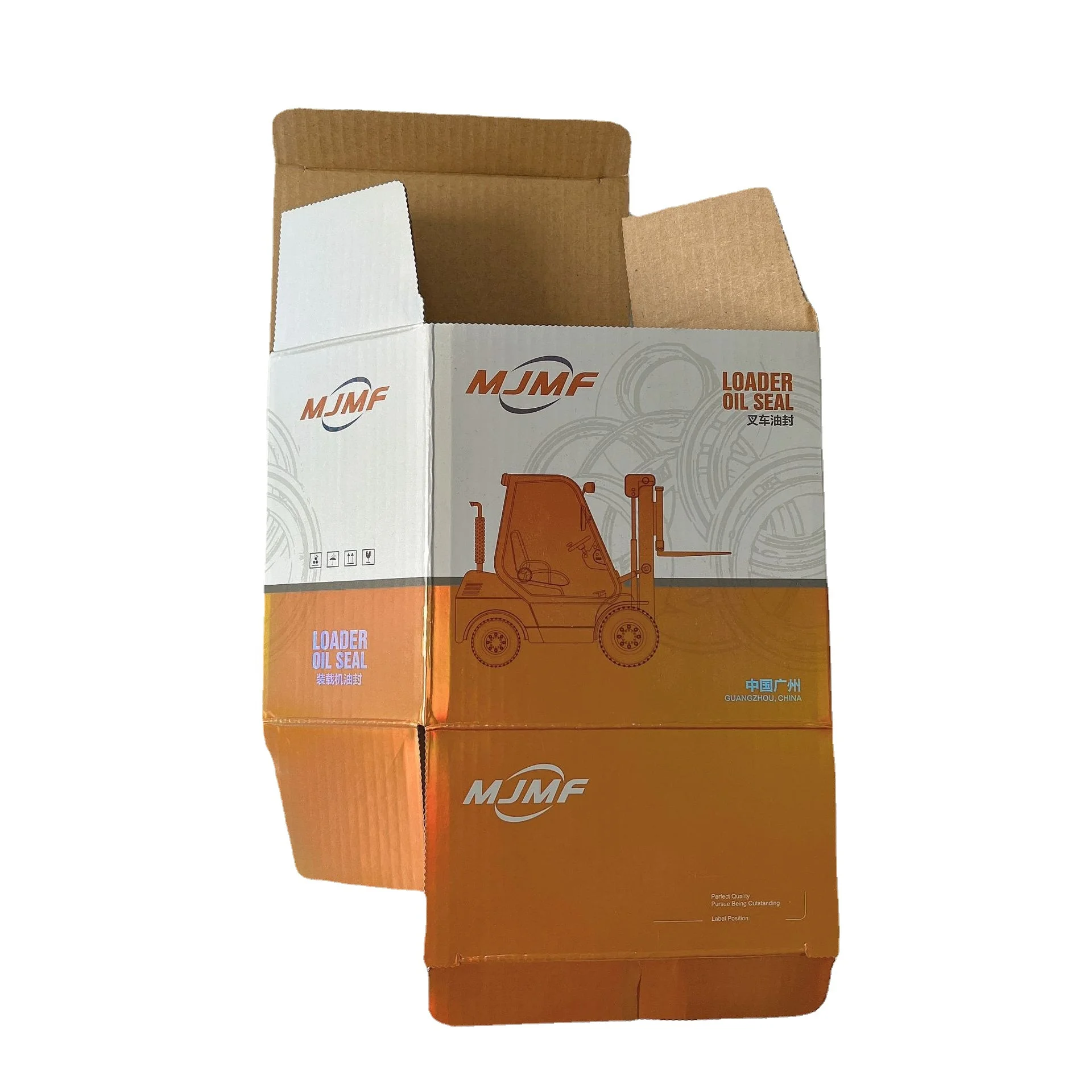 Corrugated Metallic Card Tuck End Auto Bottom Mailer by PacksFactory