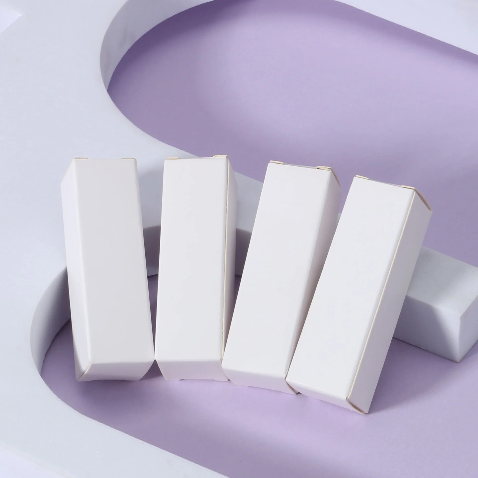 White Tuck End Cosmetic Lipstick Perfume by PacksFactory