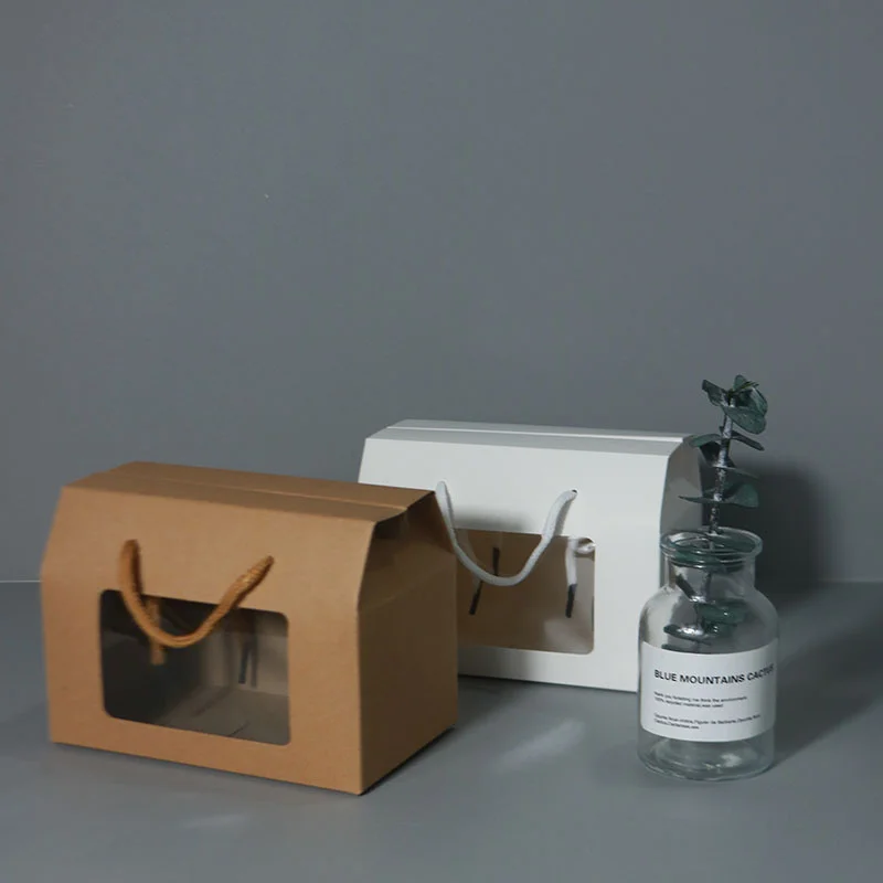 Handle Window Packaging Box Gift by PacksFactory