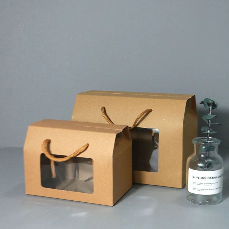 Handle Window Packaging Box Gift by PacksFactory