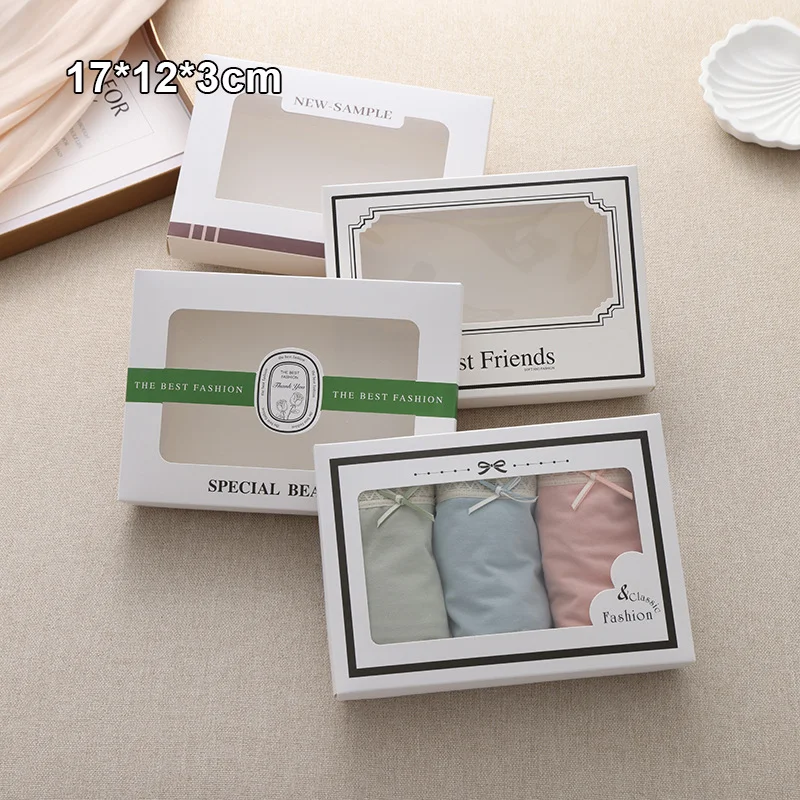 Lid And Base Window Packaging Box Socks by PacksFactory