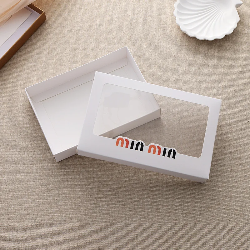Lid And Base Window Packaging Box Socks by PacksFactory
