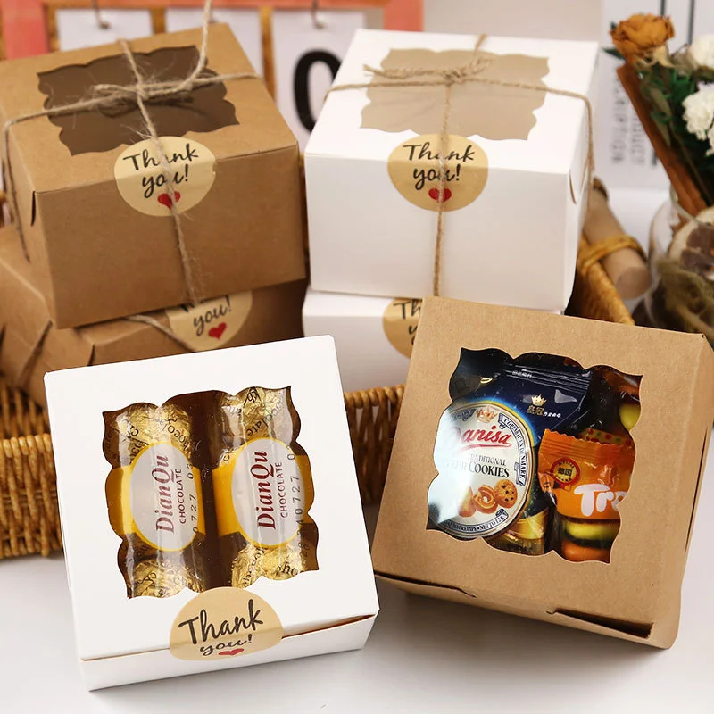 Window Packaging Box Cookie Chocolate by PacksFactory